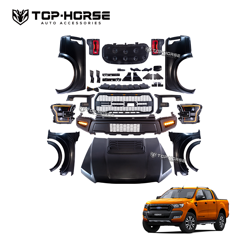 Комплект рестайлинга для Ford Ranger T6/T7/T8 в стиле Ford F-150 Raptor