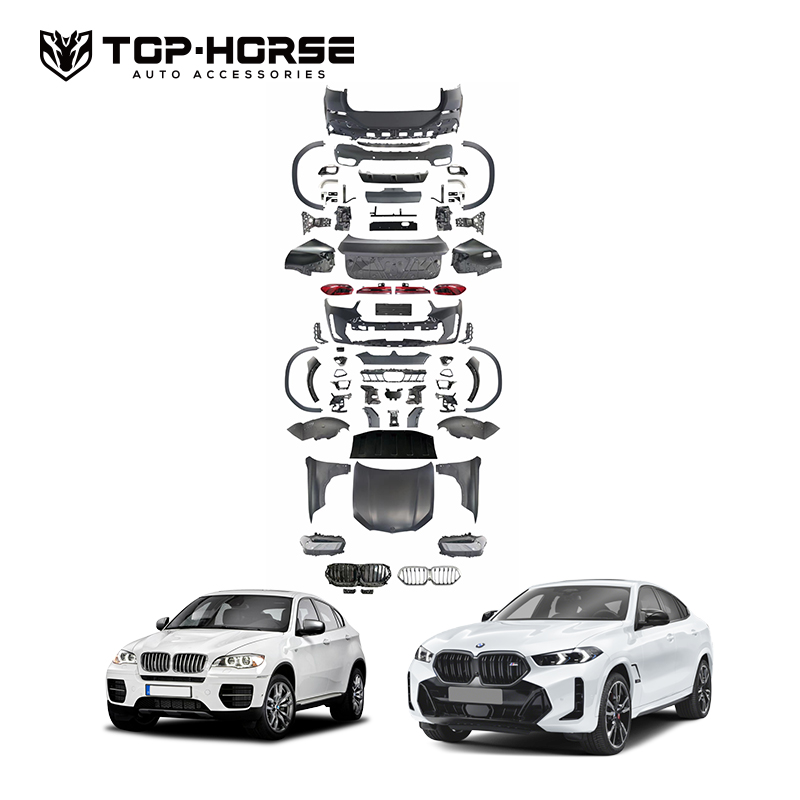 Комплект рестайлинга для BMW X6 E71 в стиле BMW X6 G06 — TH-E71UK
