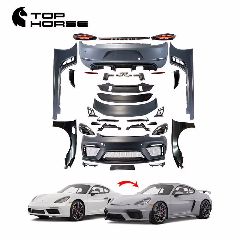 Комплект рестайлинга для Porsche 981 в стиле 982 / 718 GT4 RS