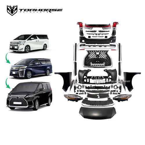 Комплект рестайлинга для Toyota Vellfire 20/30 в стиле Lexus LM300h