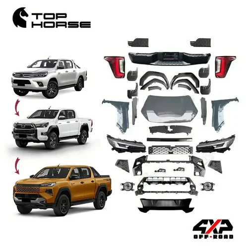 Комплект рестайлинга для Toyota Hilux Revo в стиле Hilux Travo (2016–2024)