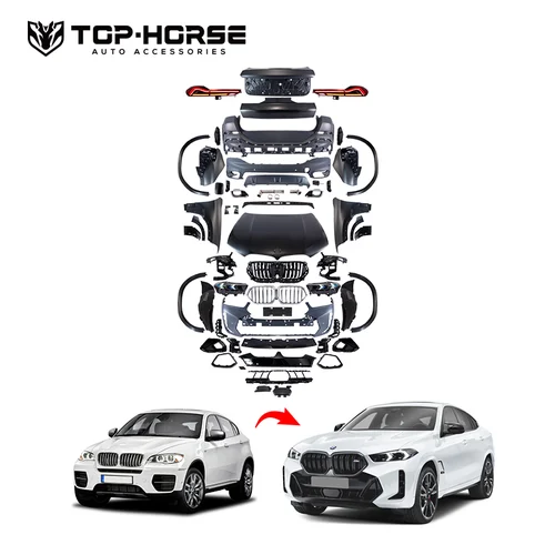 Комплект рестайлинга для BMW X6 E71 в стиле BMW X6 G06 — TH-E71UBK