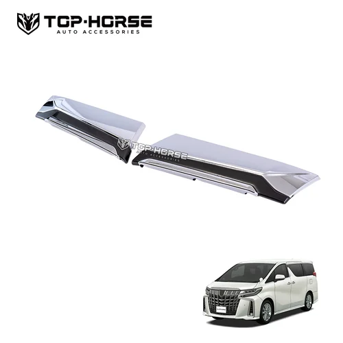 Хромированные накладки решётки и бампера для Toyota Alphard 30